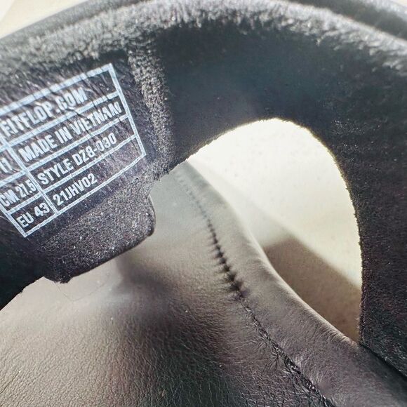 Fitflop Womens FINO SLEEK FLORAL Black Thong Sandals 11 Medium (B,M)DZ8-090 - Picture 5 of 7